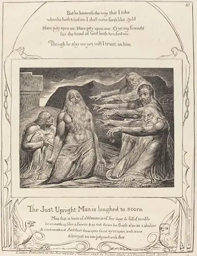 Job Rebuked by his Friends William Blake